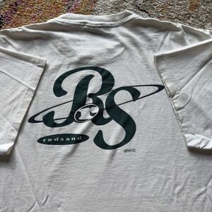 Vintage Redsand Big Logo White T-Shirt XL 90s Surf Skate Tee
